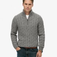 Superdry Kabeltrui Half Zip