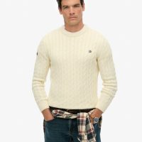 Superdry & Co Cable Knit Crew