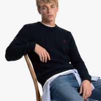 Superdry & Co Cable Knit Crew